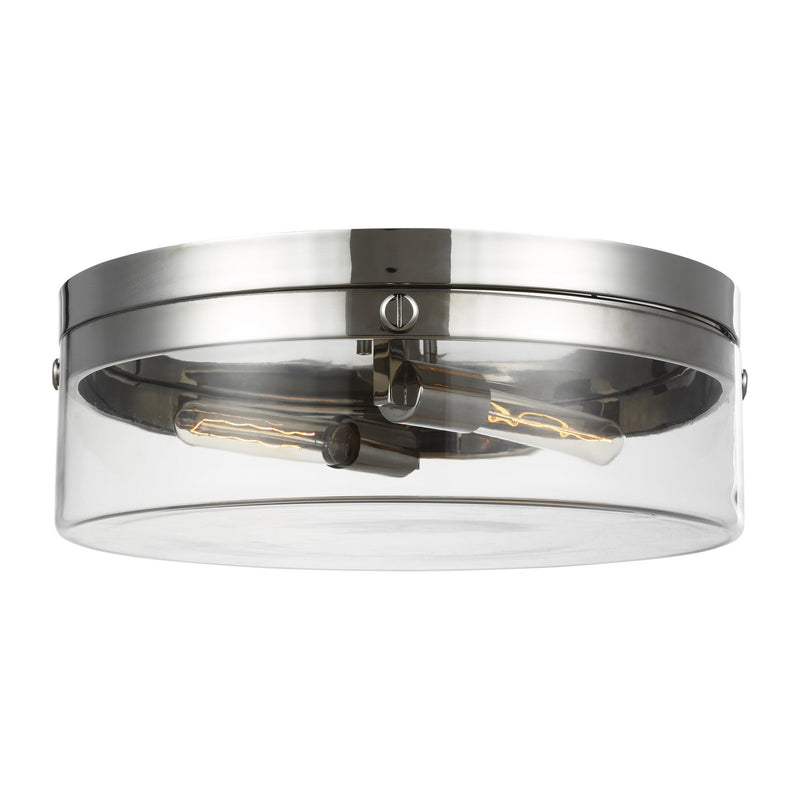 Visual Comfort Studio CF1032PN Garrett Two Light Flush Mount, Polished Nickel Alternate Image.jpg