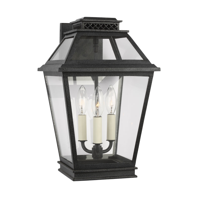 Visual Comfort Studio CO1023DWZ Falmouth Three Light Outdoor Wall Lantern, Dark Weathered Zinc Alternate Image.jpg
