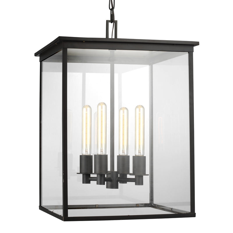Visual Comfort Studio CO1154HTCP Freeport Four Light Hanging Lantern, Heritage Copper Alternate Image.jpg