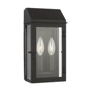 Visual Comfort Studio CO1252TXB Hingham Two Light Outdoor Wall Lantern, Textured Black Alternate Image.jpg