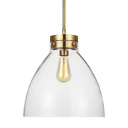 Visual Comfort Studio CP1121BBS Garrett One Light Pendant, Burnished Brass Alternate Image.jpg