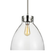 Visual Comfort Studio CP1121PN Garrett One Light Pendant, Polished Nickel Alternate Image.jpg