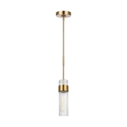 Visual Comfort Studio CP1161BBS Geneva One Light Pendant, Burnished Brass Alternate Image.jpg