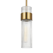 Visual Comfort Studio CP1161BBS Geneva One Light Pendant, Burnished Brass Alternate Image 3.jpg