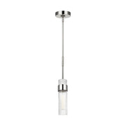 Visual Comfort Studio CP1161PN Geneva One Light Pendant, Polished Nickel Alternate Image.jpg