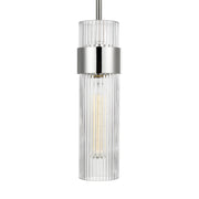 Visual Comfort Studio CP1161PN Geneva One Light Pendant, Polished Nickel Alternate Image 2.jpg