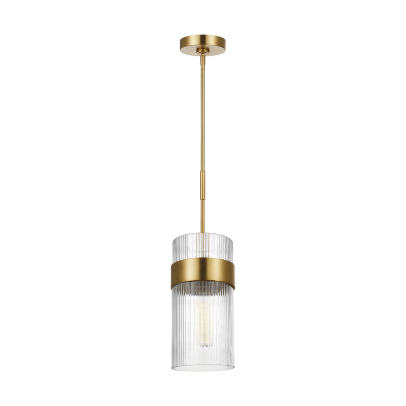 Visual Comfort Studio CP1171BBS Geneva One Light Pendant, Burnished Brass Alternate Image.jpg