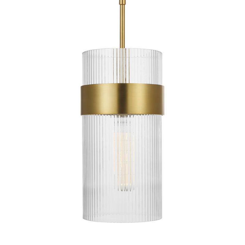 Visual Comfort Studio CP1171BBS Geneva One Light Pendant, Burnished Brass Alternate Image 2.jpg