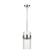 Visual Comfort Studio CP1171PN Geneva One Light Pendant, Polished Nickel Alternate Image.jpg
