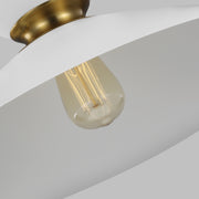 Visual Comfort Studio EP1231MWTBBS Heath One Light Pendant, Matte White and Burnished Brass Alternate Image 4.jpg