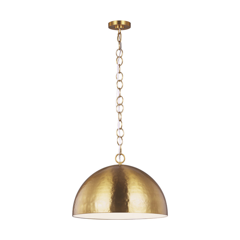 Visual Comfort Studio EP1251BBS Whare One Light Pendant, Burnished Brass Alternate Image.jpg