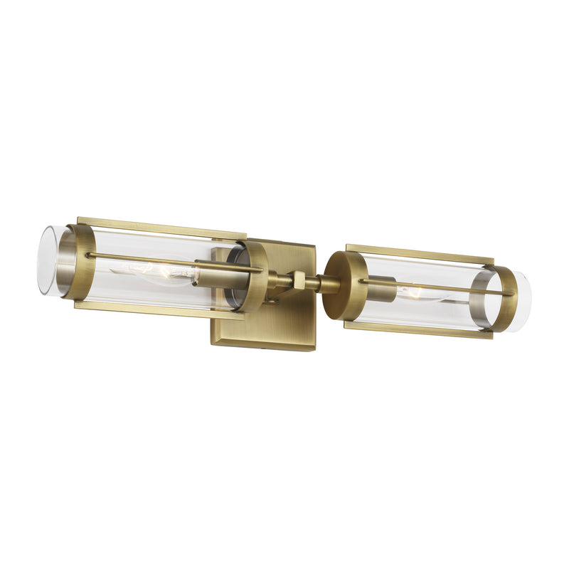 Visual Comfort Studio LV1002TWB Flynn Two Light Wall Sconce, Time Worn Brass Alternate Image.jpg