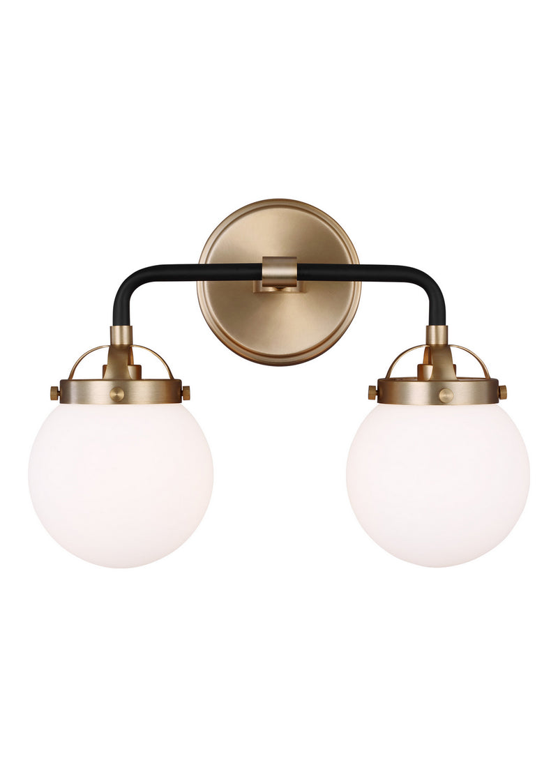 Visual Comfort Studio 4487902-848 Cafe Two Light Wall / Bath, Satin Brass Alternate Image 2.jpg