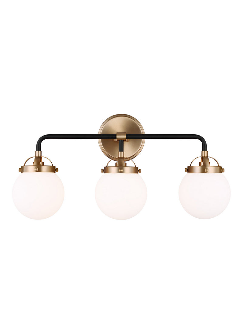 Visual Comfort Studio 4487903-848 Cafe Three Light Wall / Bath, Satin Brass Alternate Image 3.jpg
