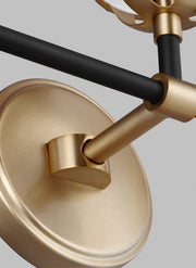 Visual Comfort Studio 4487905-848 Cafe Five Light Wall / Bath, Satin Brass Alternate Image 3.jpg