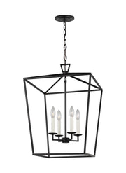 Visual Comfort Studio 5392604-112 Dianna Four Light Lantern, Midnight Black Alternate Image.jpg