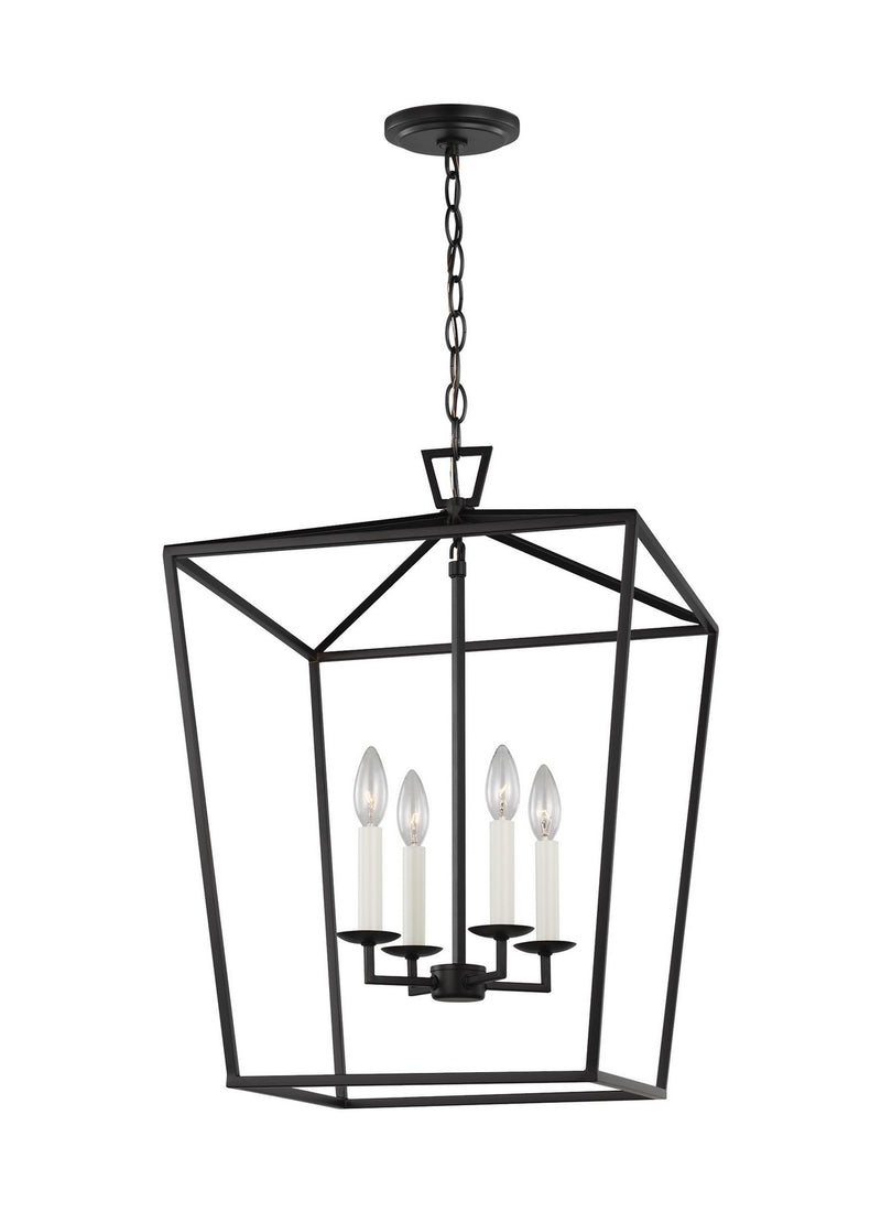 Visual Comfort Studio 5392604-112 Dianna Four Light Lantern, Midnight Black Alternate Image.jpg