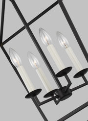 Visual Comfort Studio 5392604-112 Dianna Four Light Lantern, Midnight Black Alternate Image 2.jpg