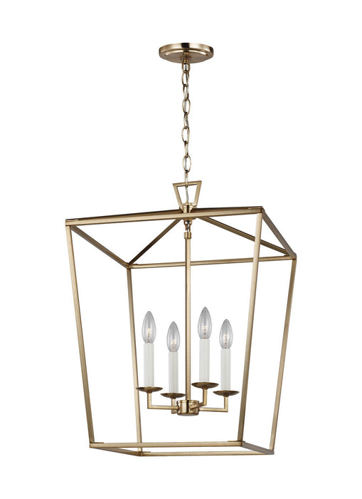 Visual Comfort Studio 5392604-848 Dianna Four Light Lantern, Satin Brass Alternate Image.jpg