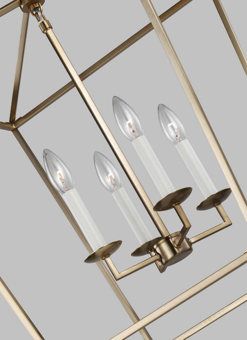 Visual Comfort Studio 5392604-848 Dianna Four Light Lantern, Satin Brass Alternate Image 2.jpg