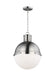 Visual Comfort Studio 6577101-962 Hanks One Light Pendant, Brushed Nickel Alternate Image.jpg