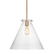 Visual Comfort Studio 6592101-848 Kate One Light Pendant, Satin Brass Alternate Image.jpg