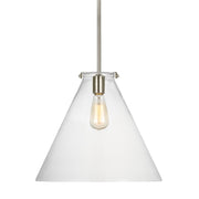 Visual Comfort Studio 6592101-962 Kate One Light Pendant, Brushed Nickel Alternate Image.jpg