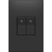 Legrand AABK1G4 Adorne Blank, Half-Size, Graphite Alternate Image 1