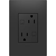 adorne® AGFTR2153G4 Plus Size Tamper-Resistant 15A Duplex Self-Test GFCI Receptacles, Graphite Alternate Image.jpg