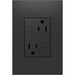 Legrand AGFTR2153G4 Adorne Duplex Self-Test GFCI Receptacles, Graphite Alternate Image 1