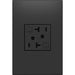 Legrand AGFTR2202G4 Adorne Duplex Self-Test GFCI Receptacles, Graphite Alternate Image 1