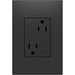 Legrand ARTR153G4 Adorne Tamper-Resistant Outlet, Plus Size, Graphite Alternate Image 1