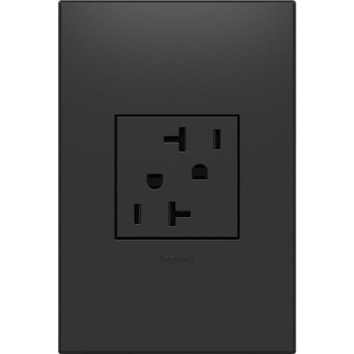 Legrand ARTR202G4 Adorne Tamper-Resistant Outlet, Graphite Alternate Image 1