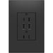 Legrand ARTRUSB153G4 Adorne Dual-USB Outlet, Graphite Alternate Image 1