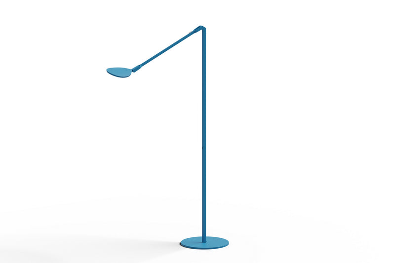 Koncept SPY-W-MPB-USB-FLR Splitty LED Floor Lamp, Matte Pacific Blue Alternate Image.jpg