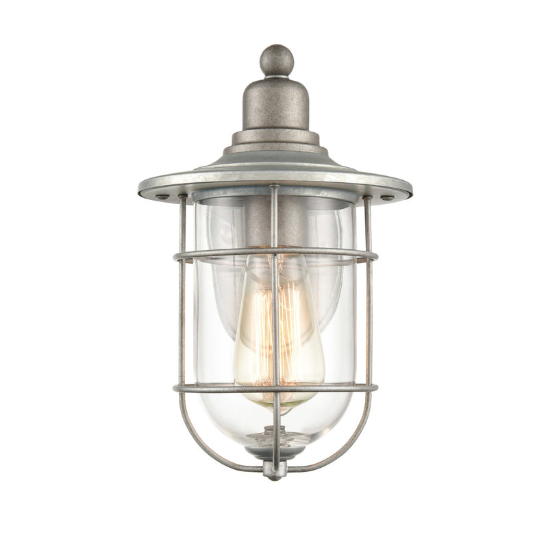 Millennium 2911-GA One Light Outdoor Wall Bracket, Galvanized Alternate Image.jpg
