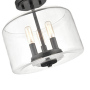 Millennium 46923-MB Asheville Three Light Semi-Flush Mount, Matte Black Alternate Image.jpg