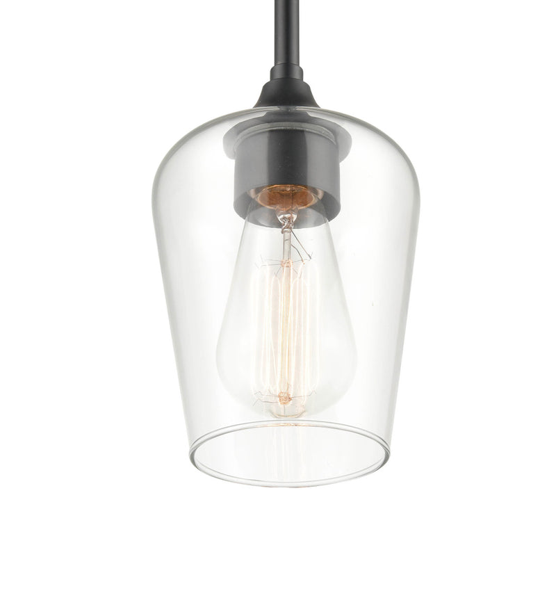 Millennium 9731-MB Ashford One Light Mini Pendant, Matte Black Alternate Image.jpg