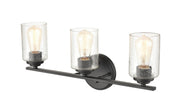 Millennium 3683-MB Three Light Vanity, Matte Black Alternate Image 3.jpg