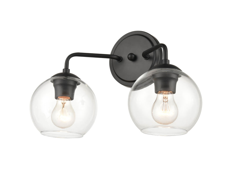 Millennium 9752-MB Two Light Vanity, Matte Black Alternate Image.jpg