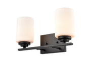 Millennium 3182-MB Durham Two Light Vanity, Matte Black Alternate Image 3.jpg