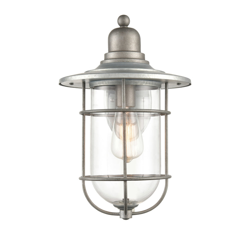 Millennium 2931-GA One Light Outdoor Wall Bracket, Galvanized Alternate Image.jpg