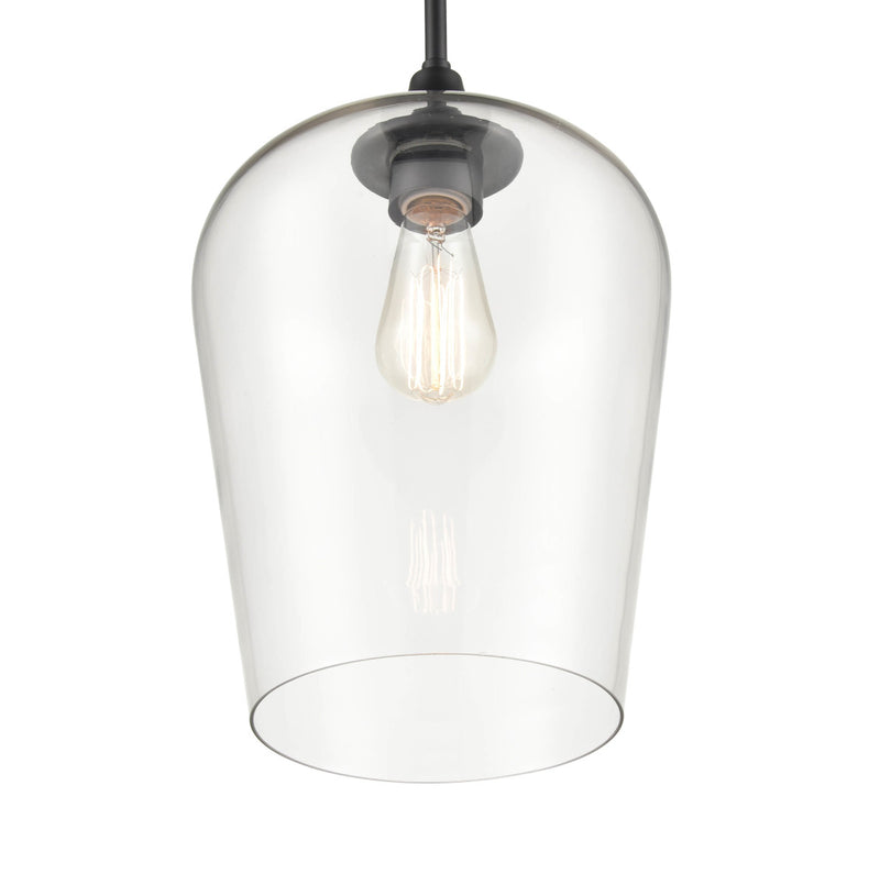 Millennium 9741-MB Ashford One Light Mini Pendant, Matte Black Alternate Image.jpg