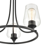 Millennium 9723-MB Ashford Three Light Chandelier, Matte Black Alternate Image.jpg