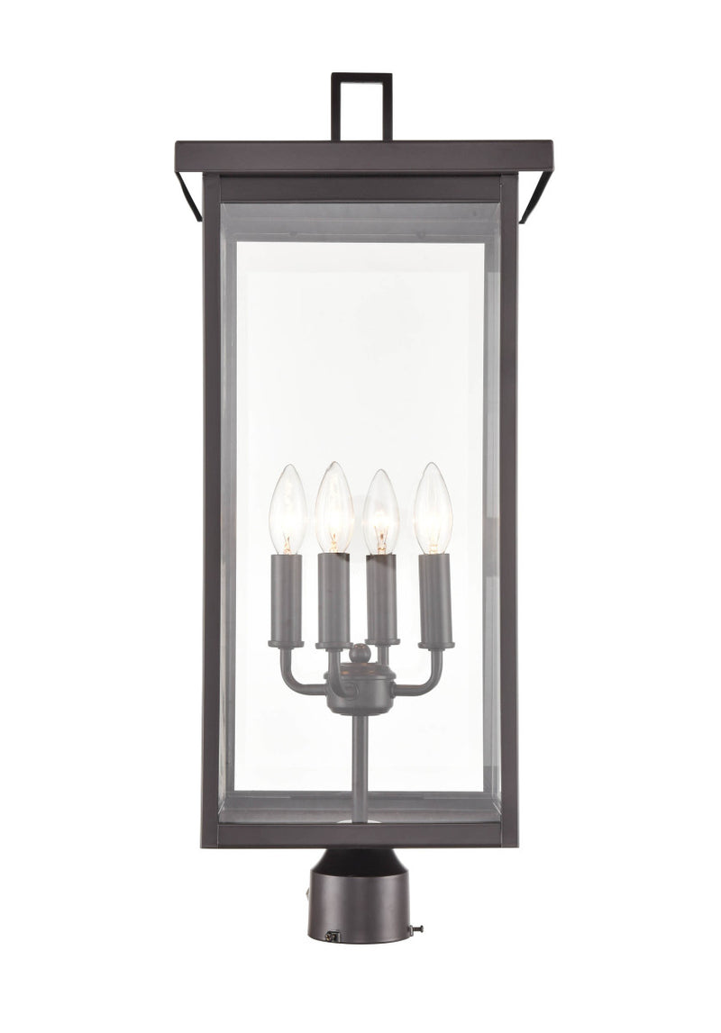 Millennium 42604-PBZ Barkeley Four Light Outdoor Post Lantern, Powder Coated Bronze Alternate Image.jpg