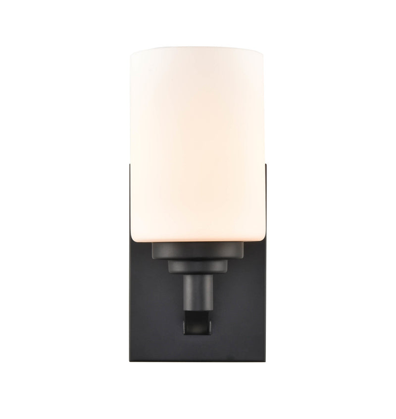 Millennium 3181-MB Durham One Light Wall Sconce, Matte Black Alternate Image.jpg