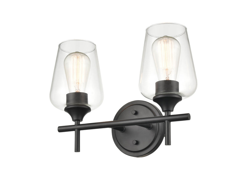 Millennium 9702-MB Ashford Two Light Vanity, Matte Black Alternate Image.jpg