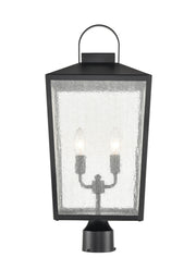 Millennium 42654-PBK Devens Two Light Outdoor Post Lantern, Powder Coated Black Alternate Image.jpg