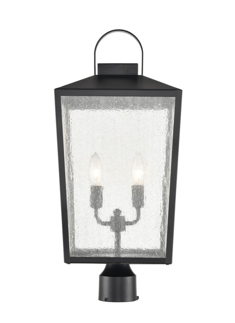 Millennium 42654-PBK Devens Two Light Outdoor Post Lantern, Powder Coated Black Alternate Image.jpg