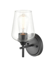 Millennium 9701-MB Ashford One Light Wall Sconce, Matte Black Alternate Image.jpg